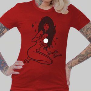 Rock Steady  Clothing Dark Red T-Shirt XL  NWT